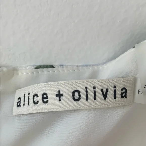 Alice and Olivia Trixie Floral Mini Dress - Picture 9 of 9